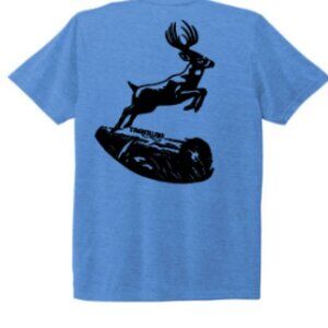 Deer Jumping over log